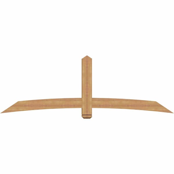 Ekena Millwork Bellingham Timber Gable Bracket, Western Red Cedar, 96"W x 32"H x 5 1/2"D x 5 1/2"F, 8/12 Pitch GBW096X32X0606BEL00SWR - main